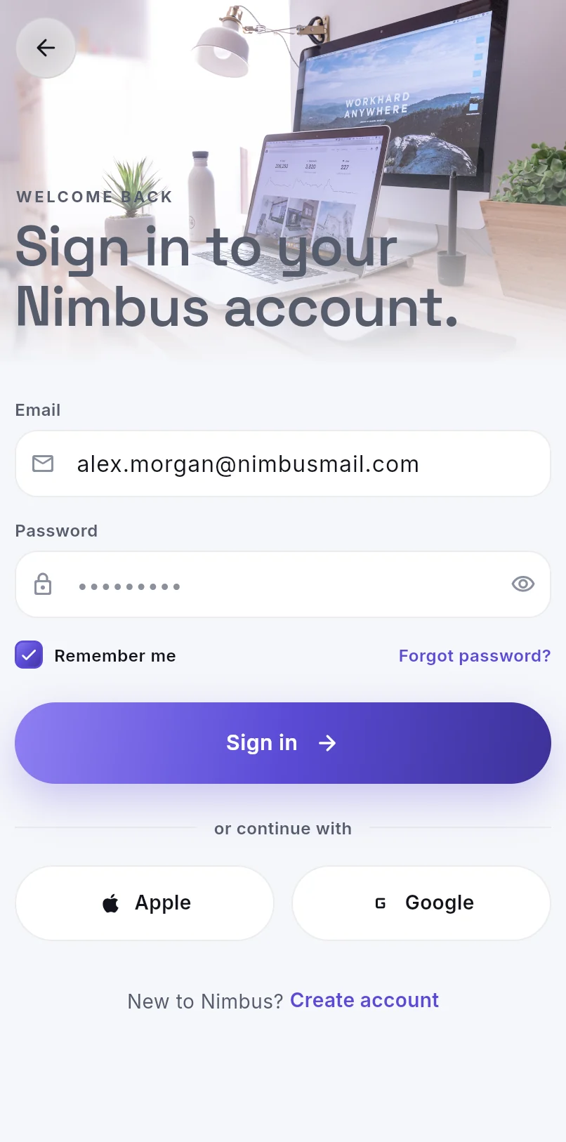 Nimbus screen 2
